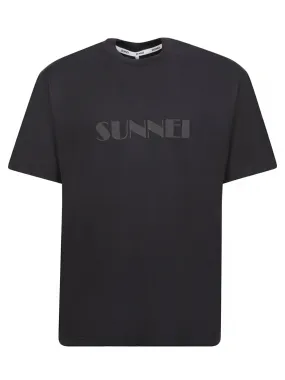 Black Sprayed logo t-shirt