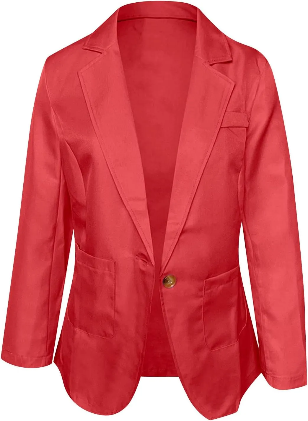 Blazers for Women 2024 Fall Trendy Open Front Oversized Cardigan Jacket Long Sleeve Single Breasted Work Casual Suits