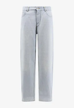 Bleached Straight Jeans