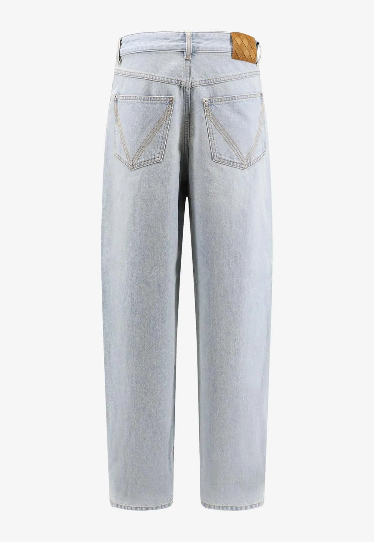 Bleached Straight Jeans