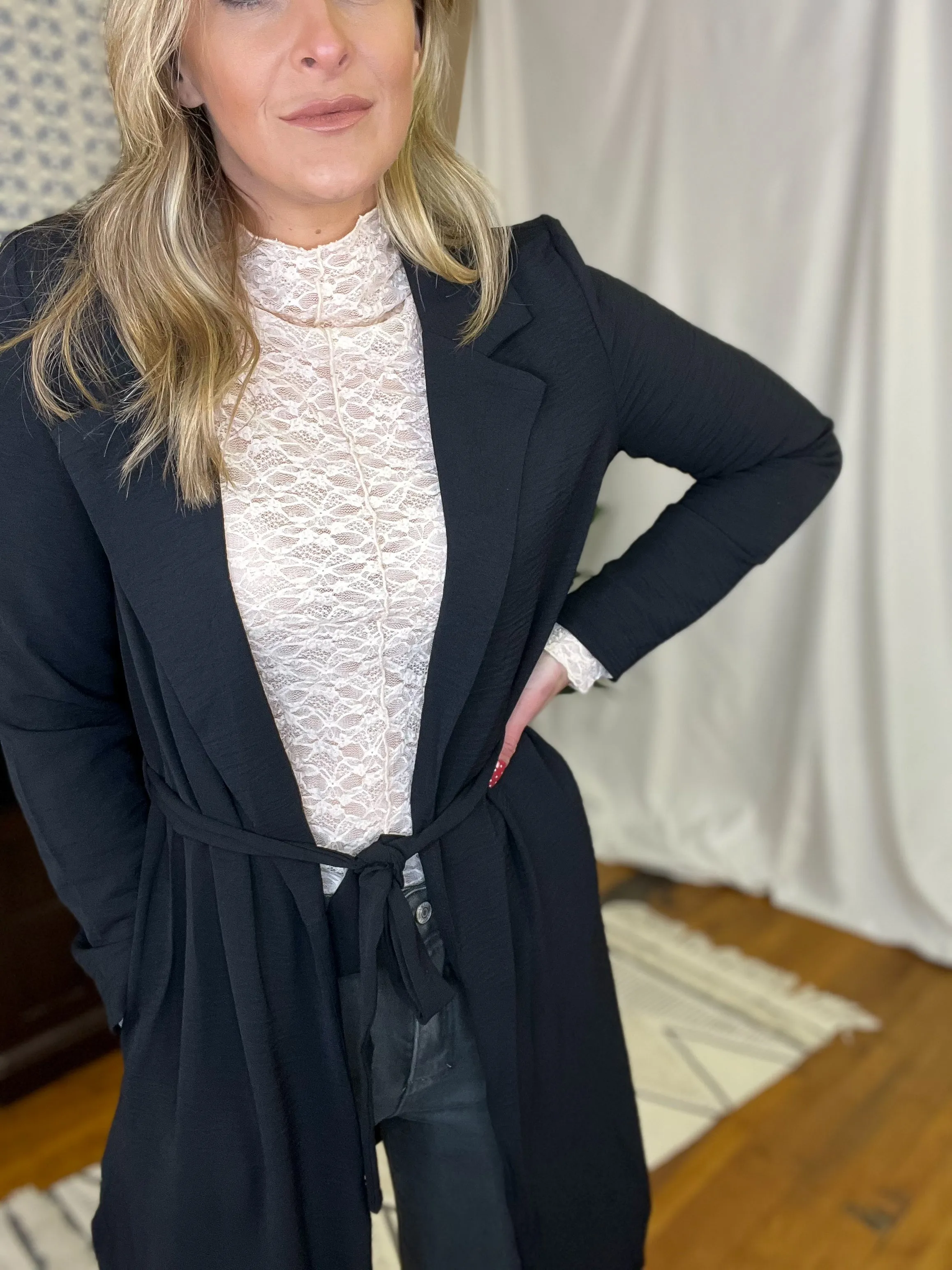 Brooklyn Belted Midi Blazer