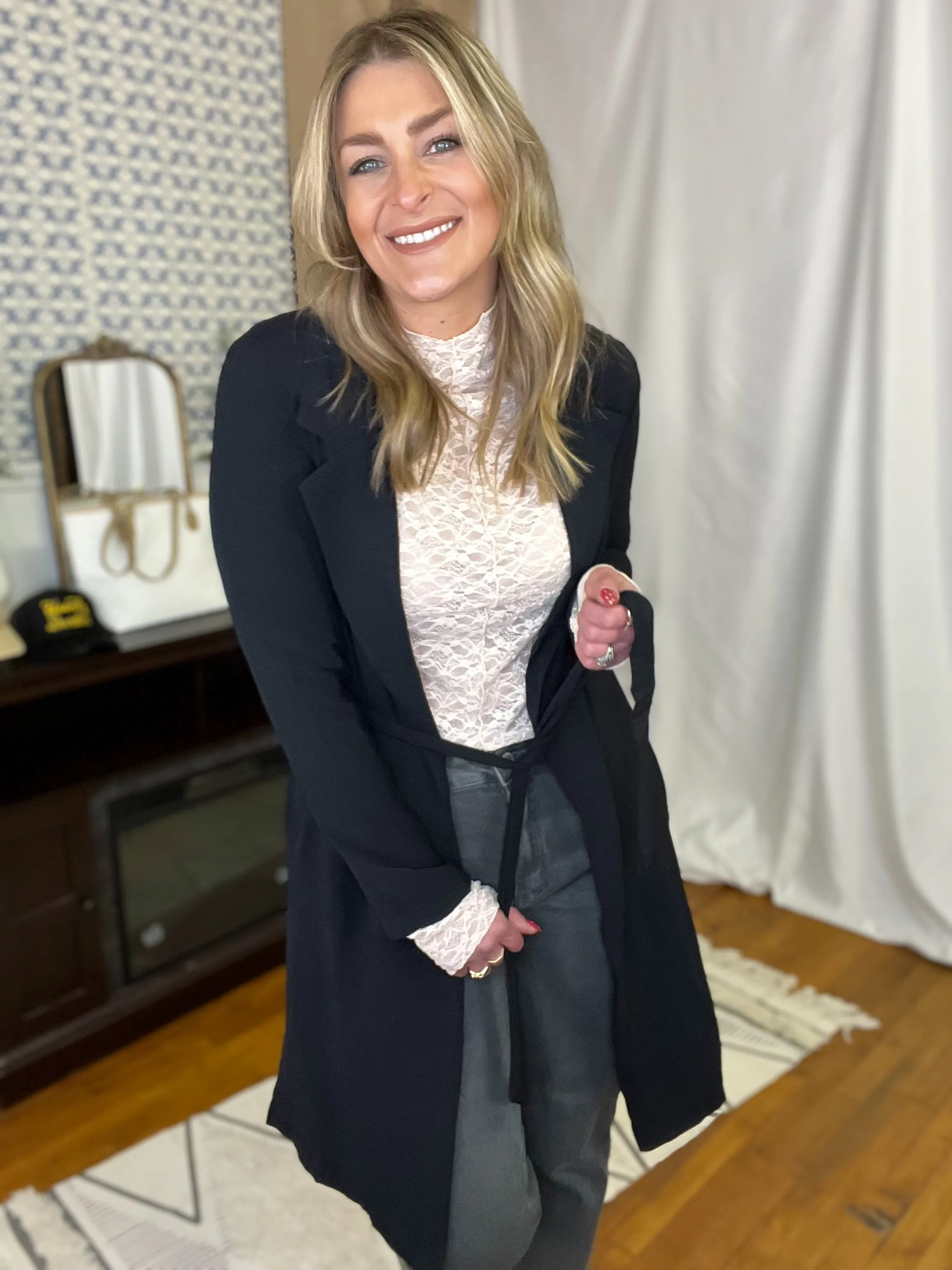 Brooklyn Belted Midi Blazer