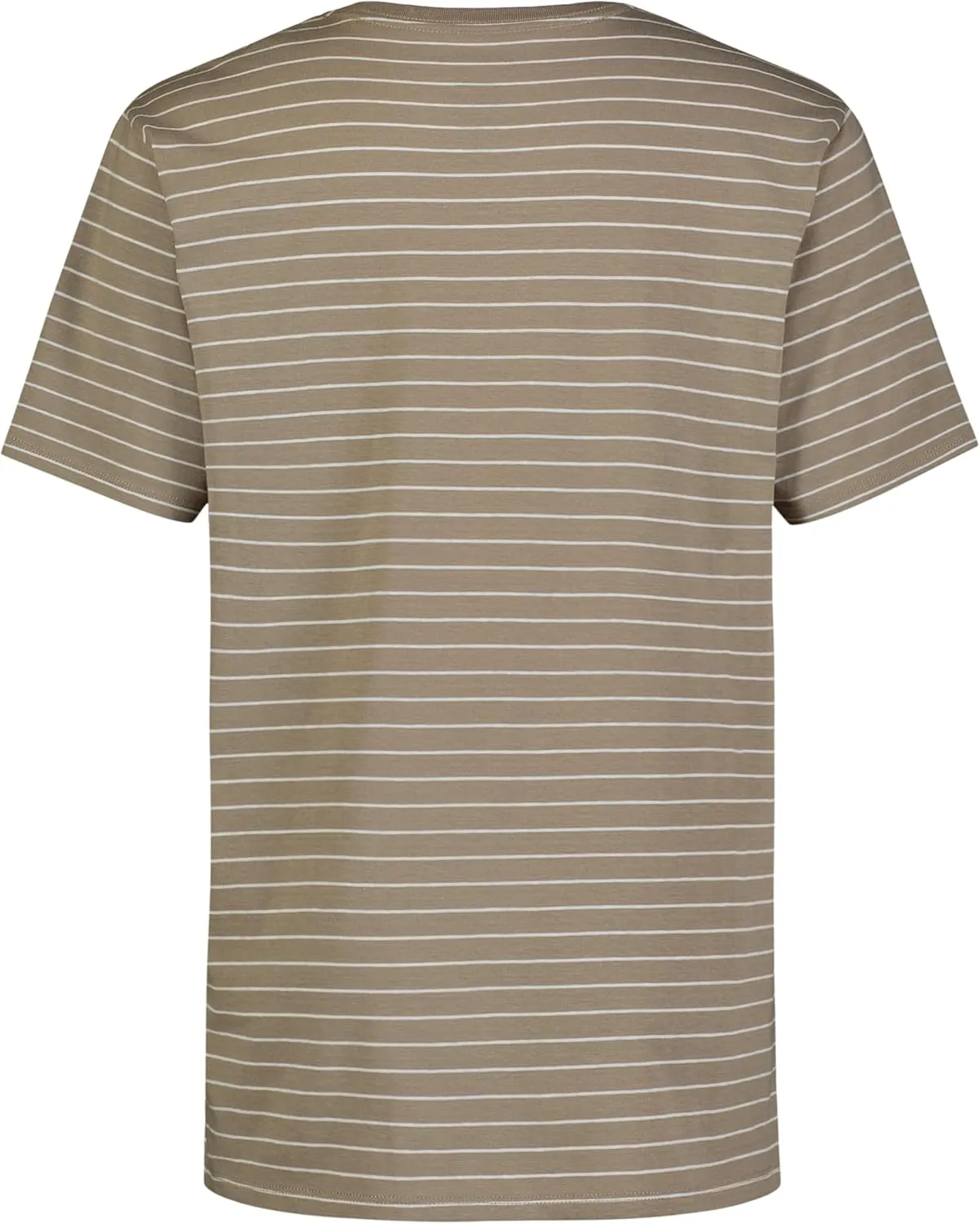 Calvin Klein Boys' Short Sleeve Striped Crew Neck T-Shirt, Soft, Comfortable, Relaxed Fit
