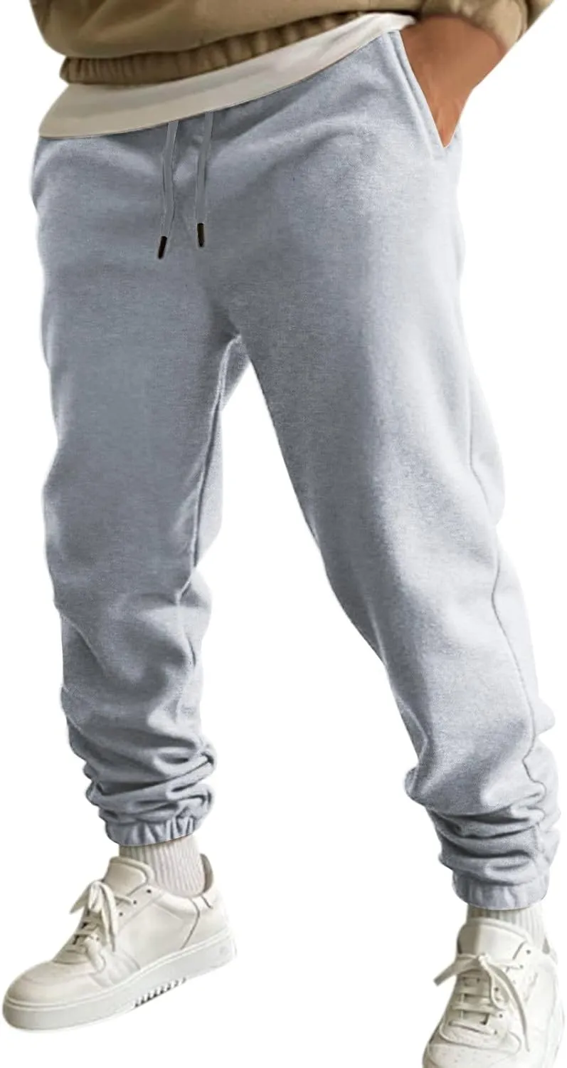 Cargo Pants for Men Big and Tall Pants Elastic Waist Sweatpants for Men Casual Long Trousers Light Jogger Pants Men's