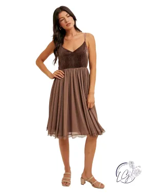 Catch The Light Velvet Dress