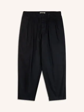 Clyde Pant In Navy Cotton Twill