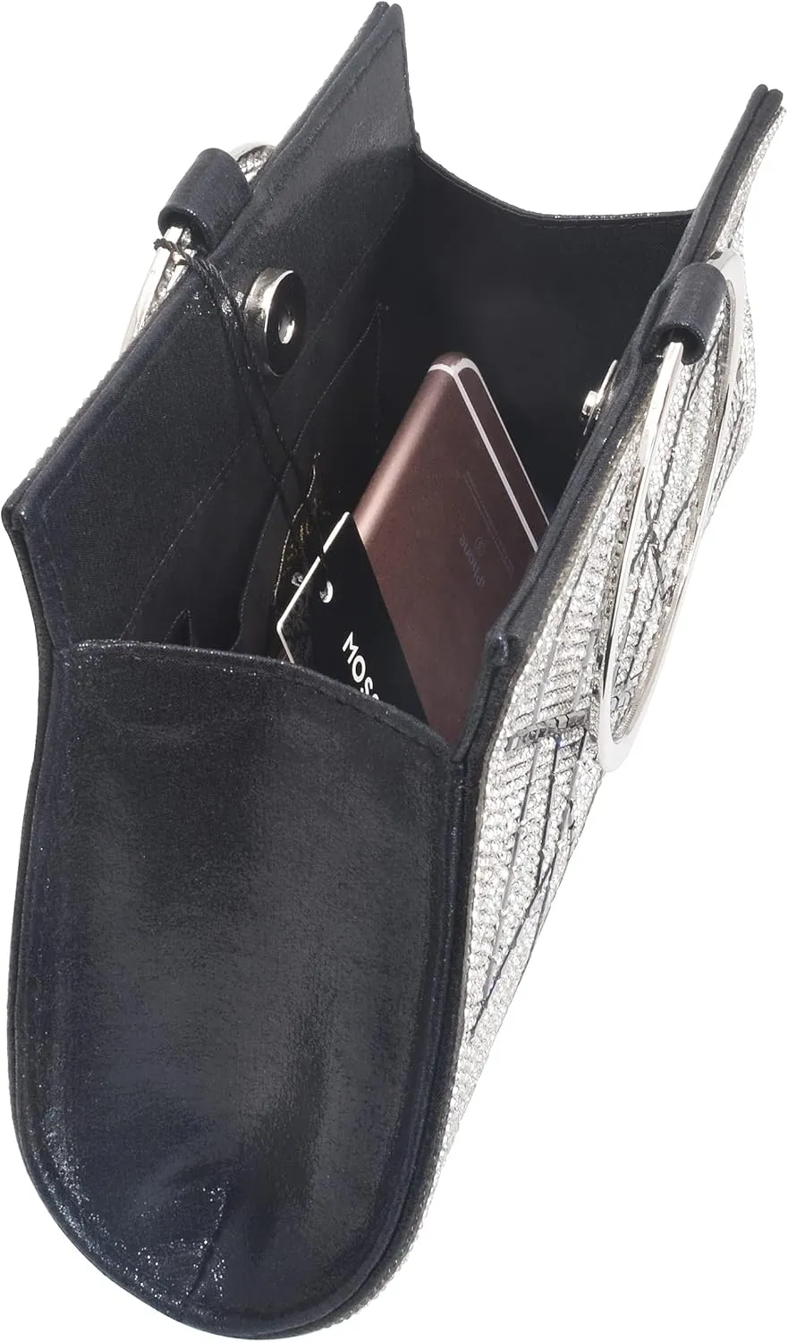 Crystal Clutch Purses Bride and Bridesmaid Handbag Elegant Wristlet Evening Bag for Women
