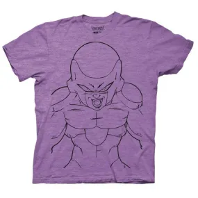 Dragon Ball Z Frieza Line Art Dbz Anime Adult T-Shirt
