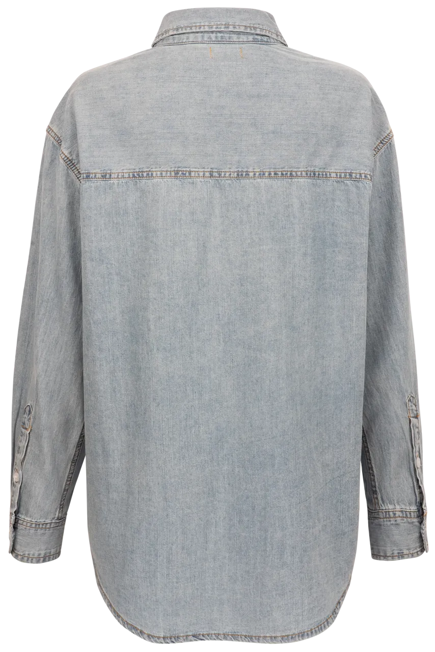 Dylan Classic Denim Pocket Shirt