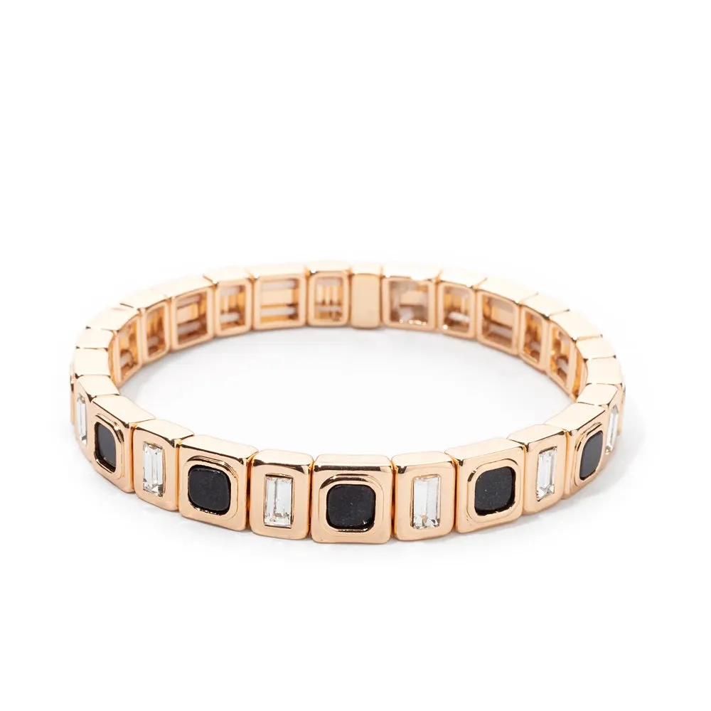 Elegant Gold Gemstone Bracelet