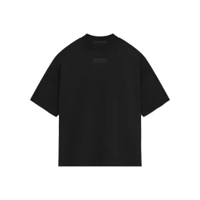 ESSENTIALS FOG CHEST LOGO T-SHIRT JET BLACK