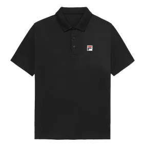 FILA Pique White Mens Tennis Polo