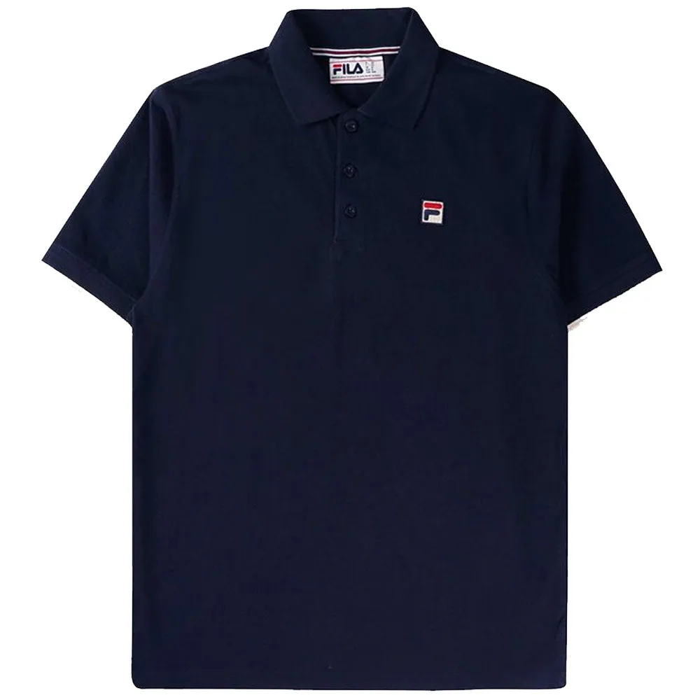FILA Pique White Mens Tennis Polo