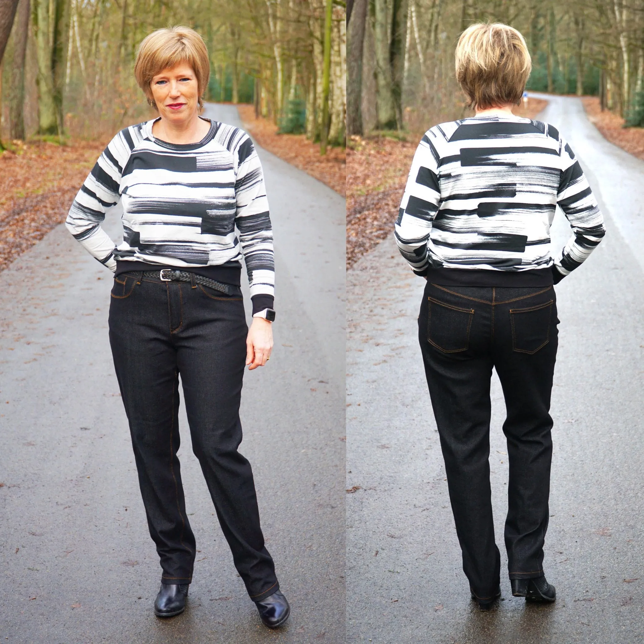Five Pocket Jeans Womens Paper Pattern - Wardrobe by Me
