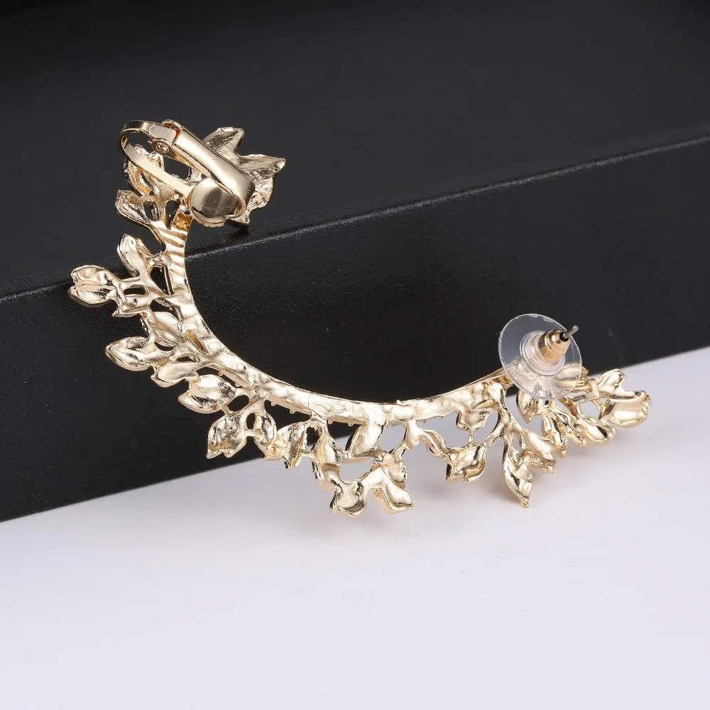 Floral Clip Earrings