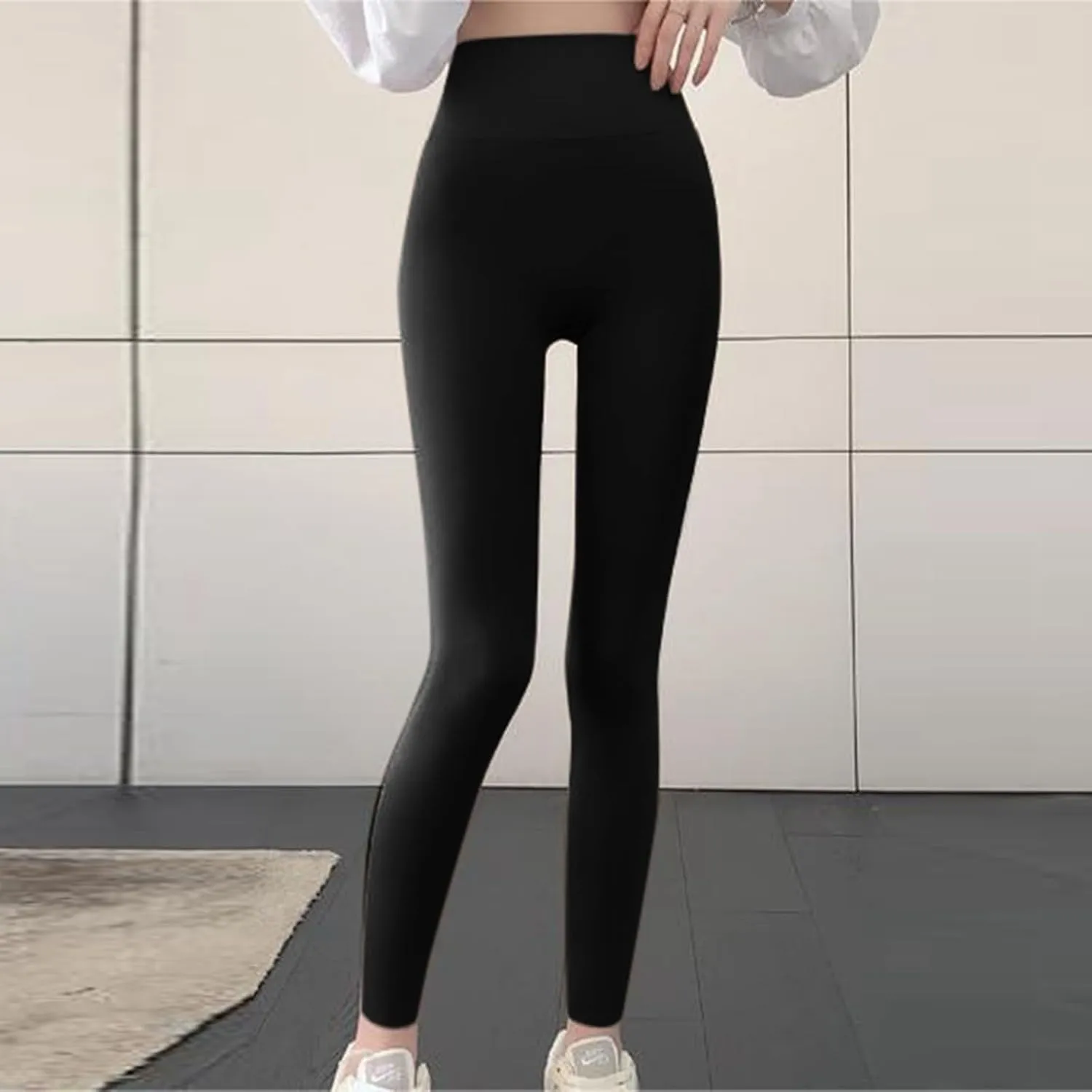 FZVYD Shapewear for Women Tummy Control Seamless High Waisted Light Compression Footless Tights Leggings Stretchy Pants