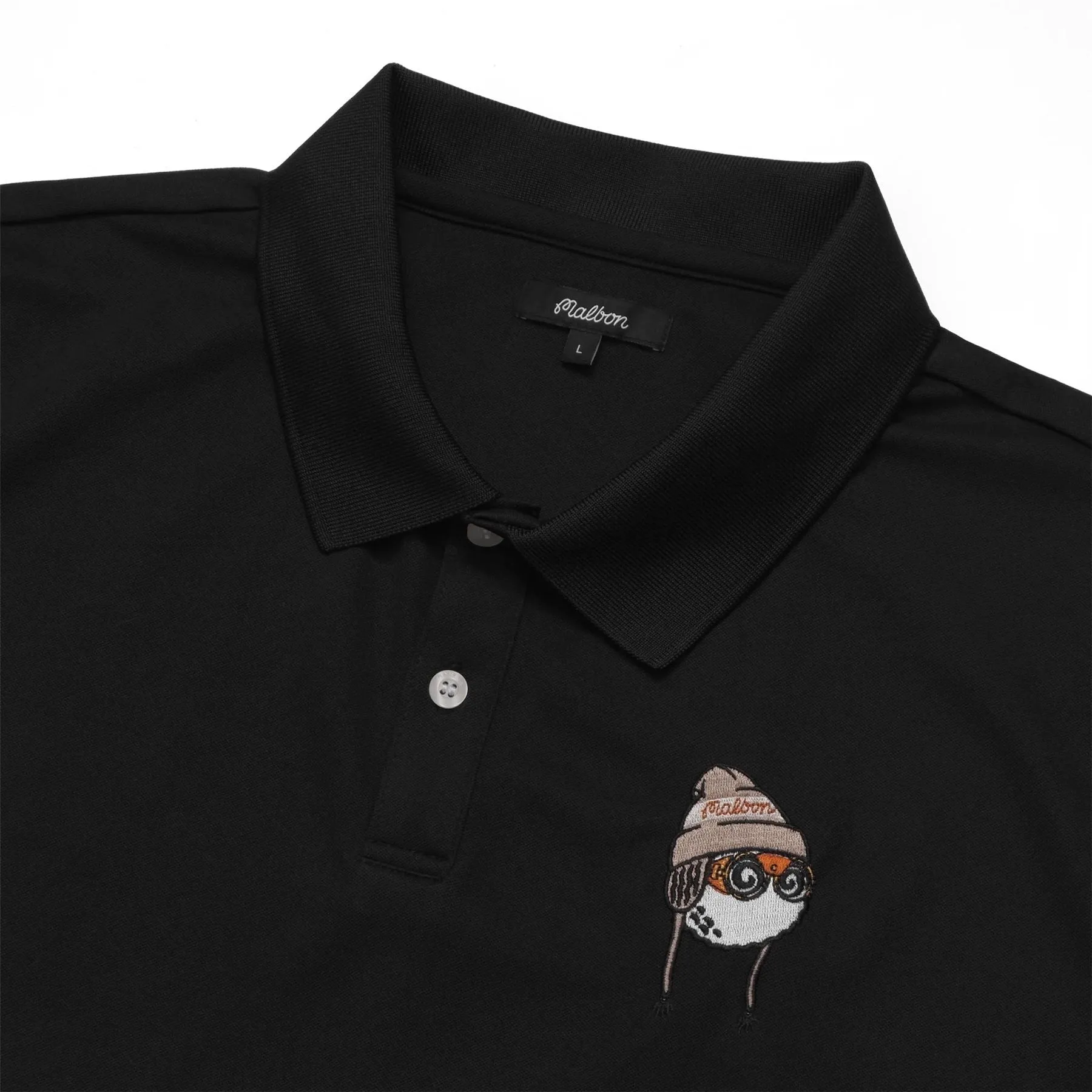 Glacier Buckets Performance Pique Polo Black - AW24