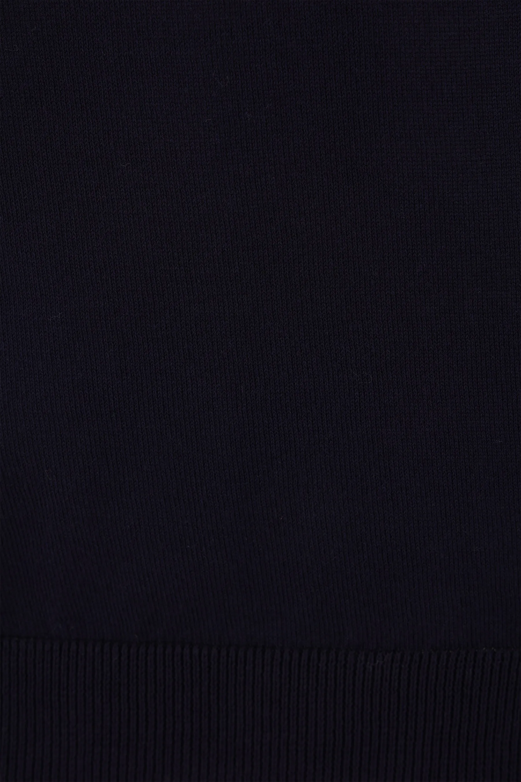 Knit Pattern Cotton Polo Shirt