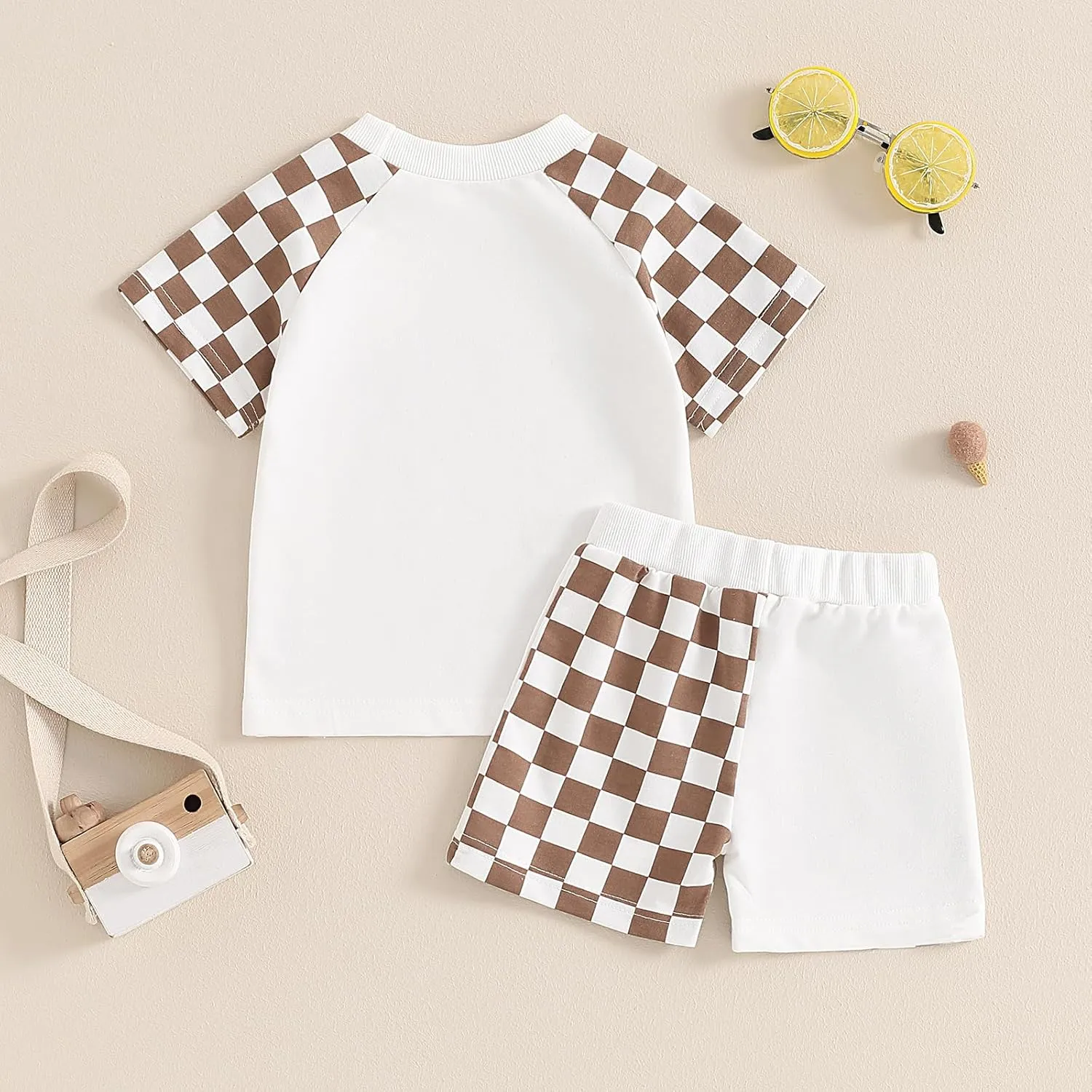 Kuriozud Toddler Baby Boy Summer Outfit Short Sleeve T Shirt Shorts Set 3 6 12 18 24 Months 2T 3T 4T Baby Neutral Clothes