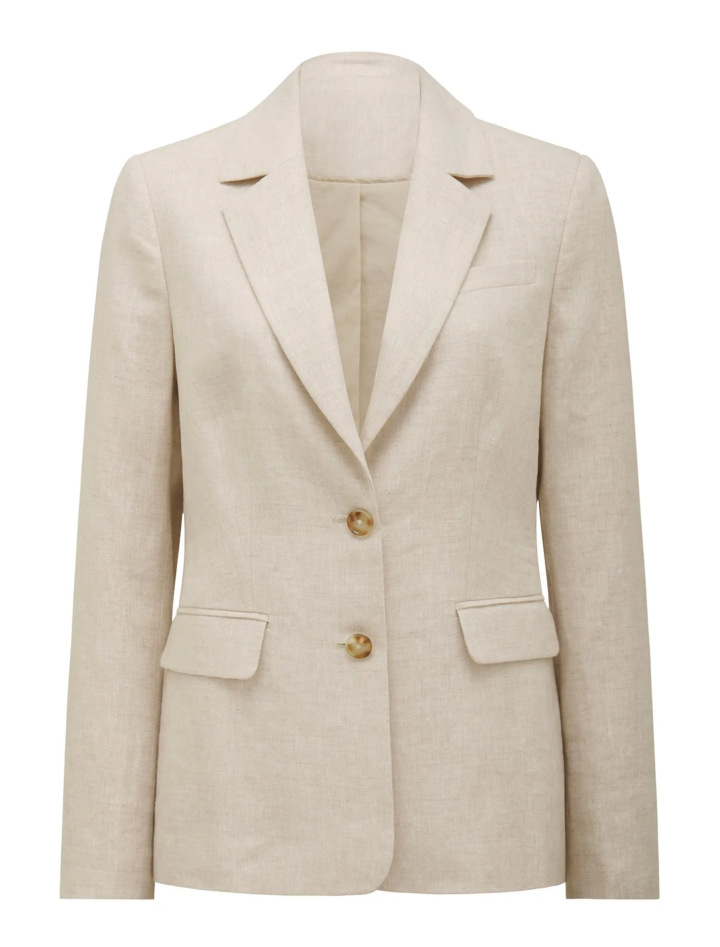 Laura Two Button Linen Blazer