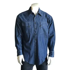 Men's Classic Denim Quarter Horse Western Shirt