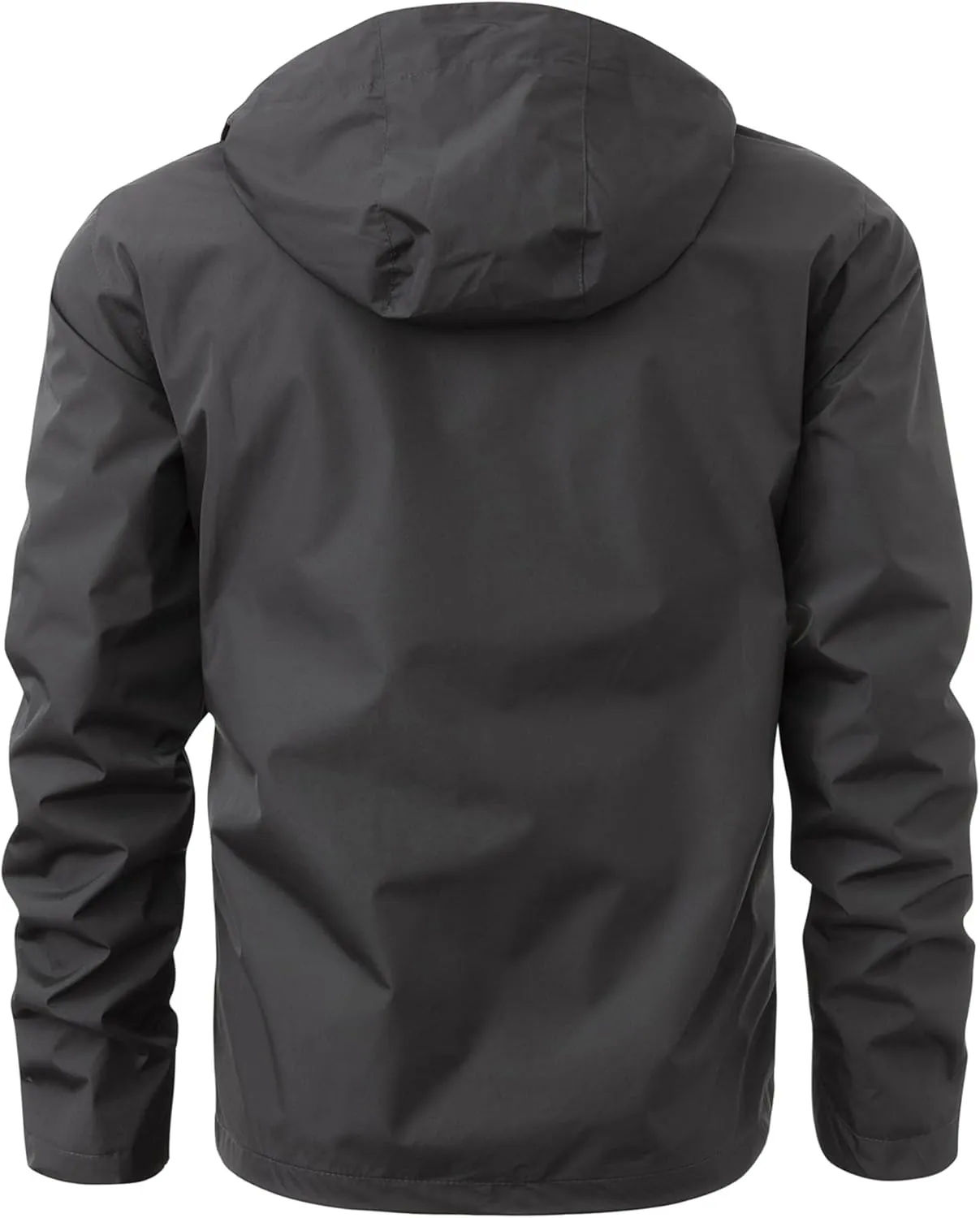 Men’s Lightweight Jacket Breathable Windbreaker Golf Hoodie Jacket Full Zip Windproof Outdoor Running Coat for Men