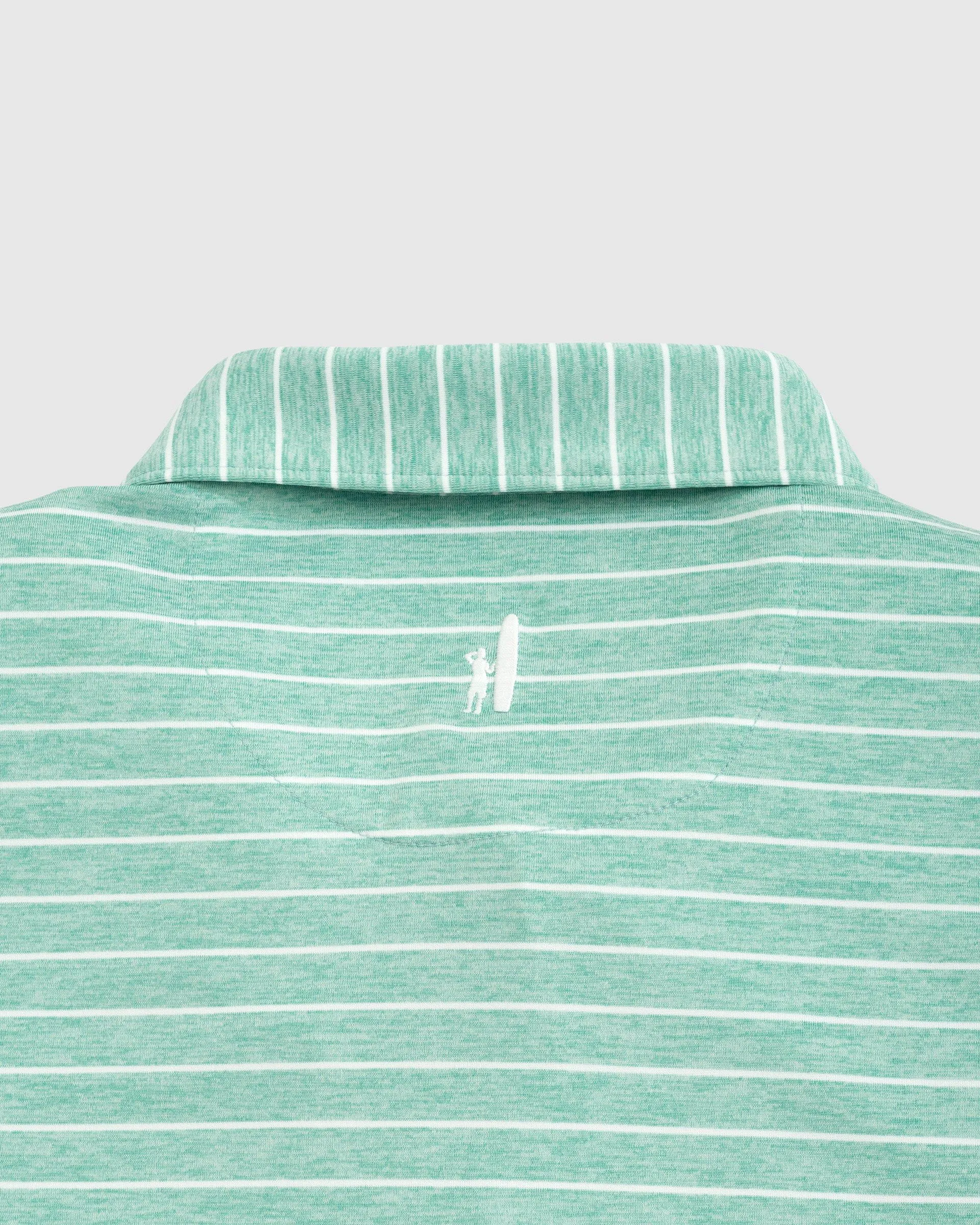 Newton Striped Polo in Iguana by Johnnie-O