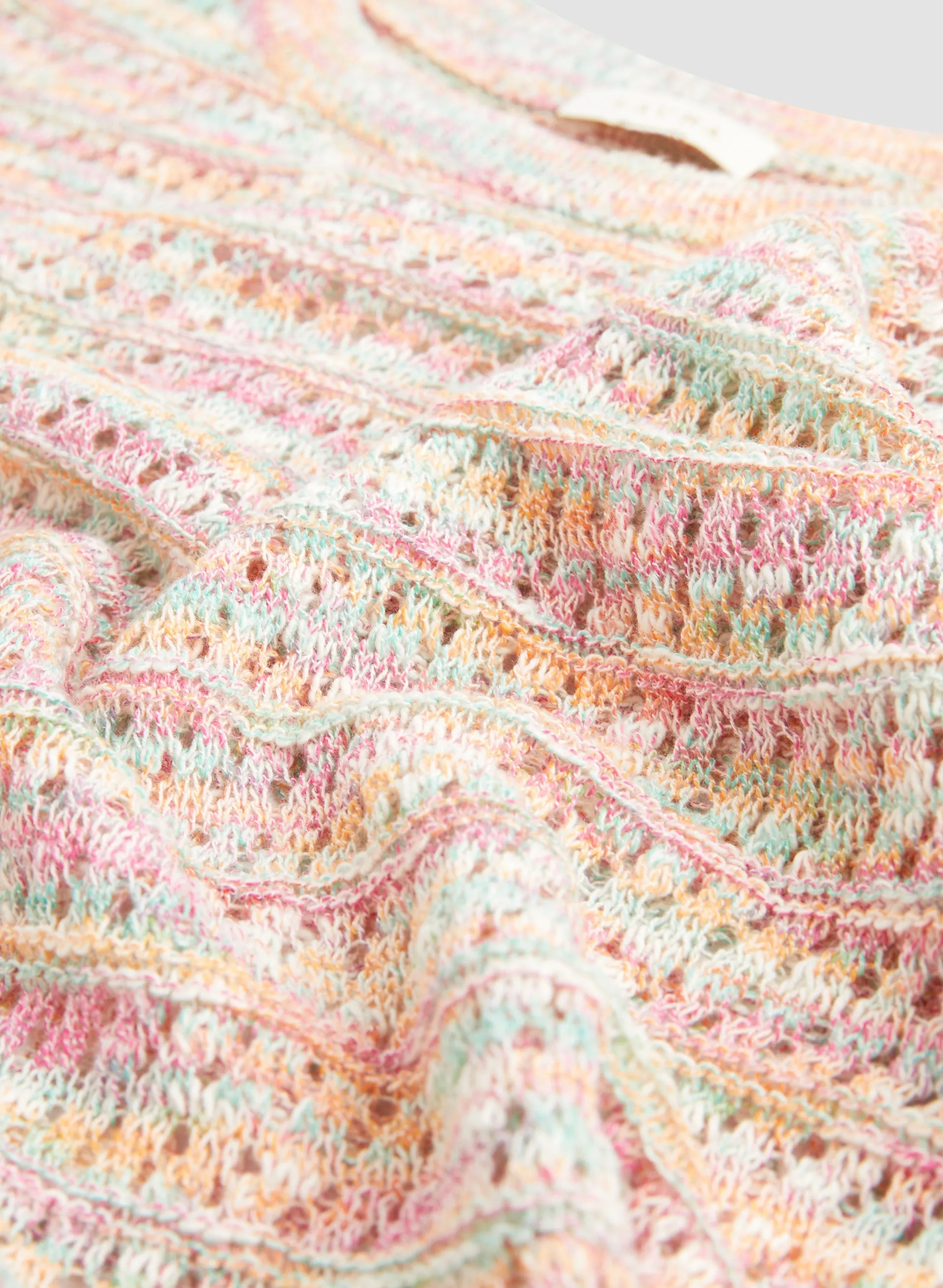 Open Stitch Multicolour Sweater