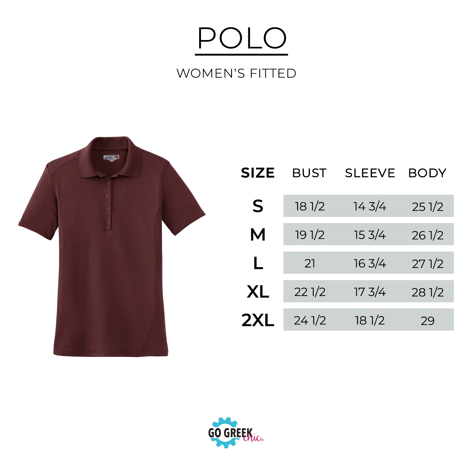 Pi Beta Phi Embroidered Alumna Polo - Maroon