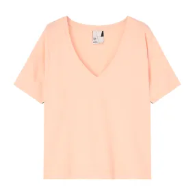 POINTY Blouse V-neck - Deep Coral
