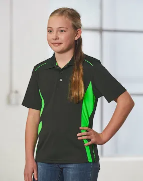 [PS79K] Kids' Cooldry S/S Contrast Interlock Polo
