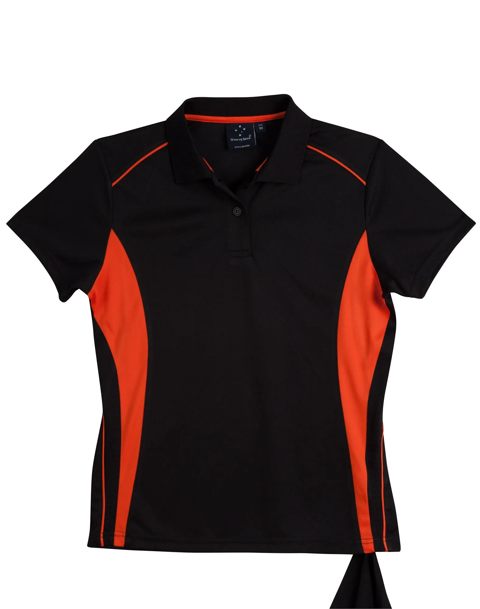 [PS80] Ladies' Cooldry S/S Contrast Interlock Polo
