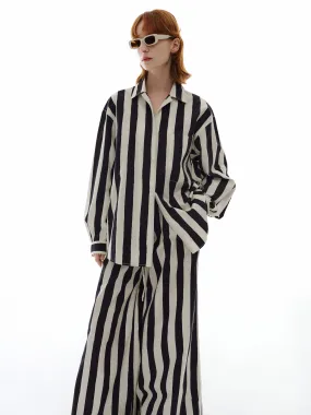 Relaxed Fit Striped Shirt