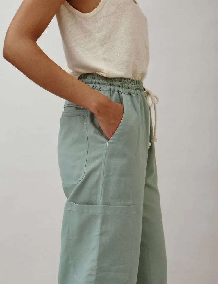 Sideline | Orla Trousers | Pale Sage