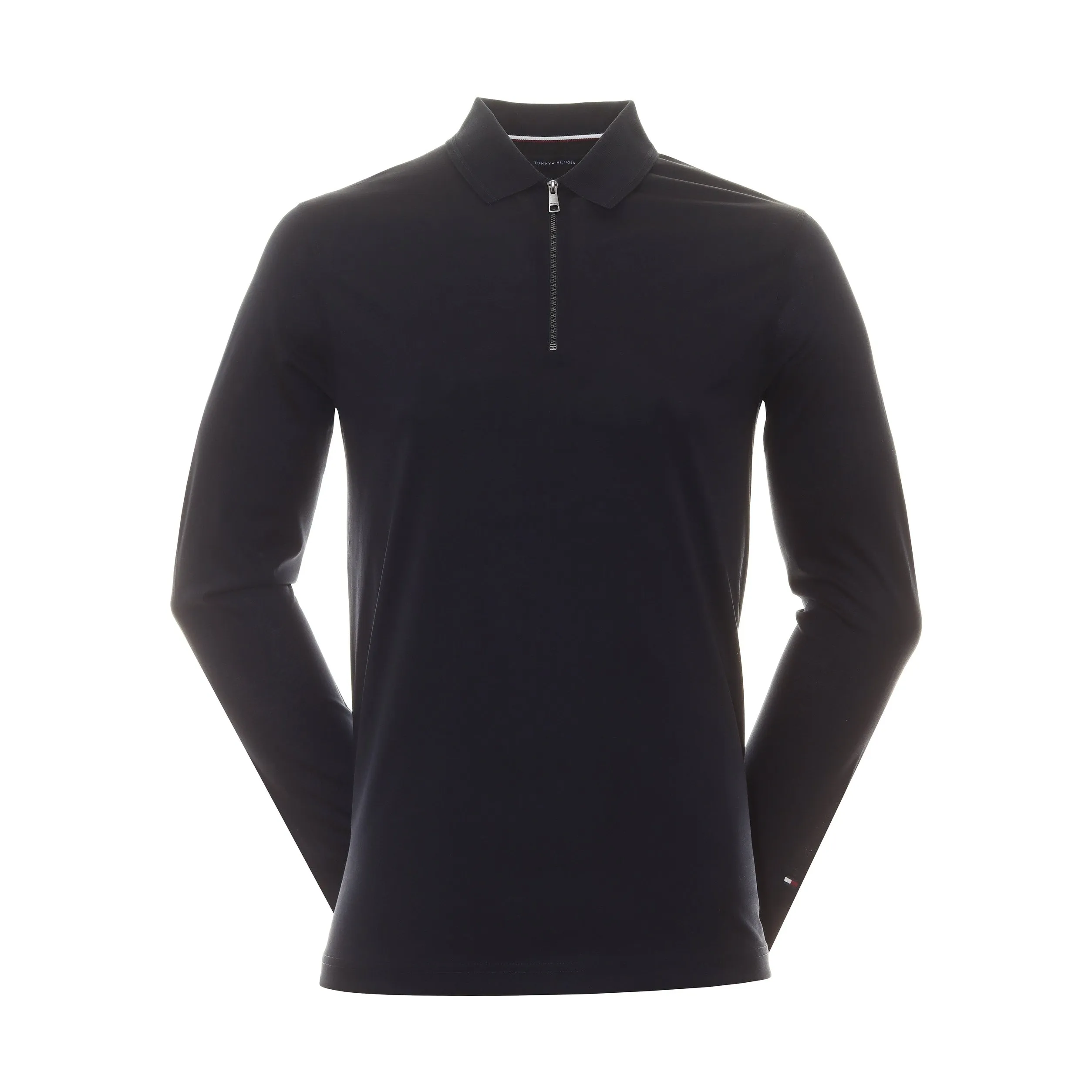 Tommy Hilfiger Zip Placket LS Polo Shirt