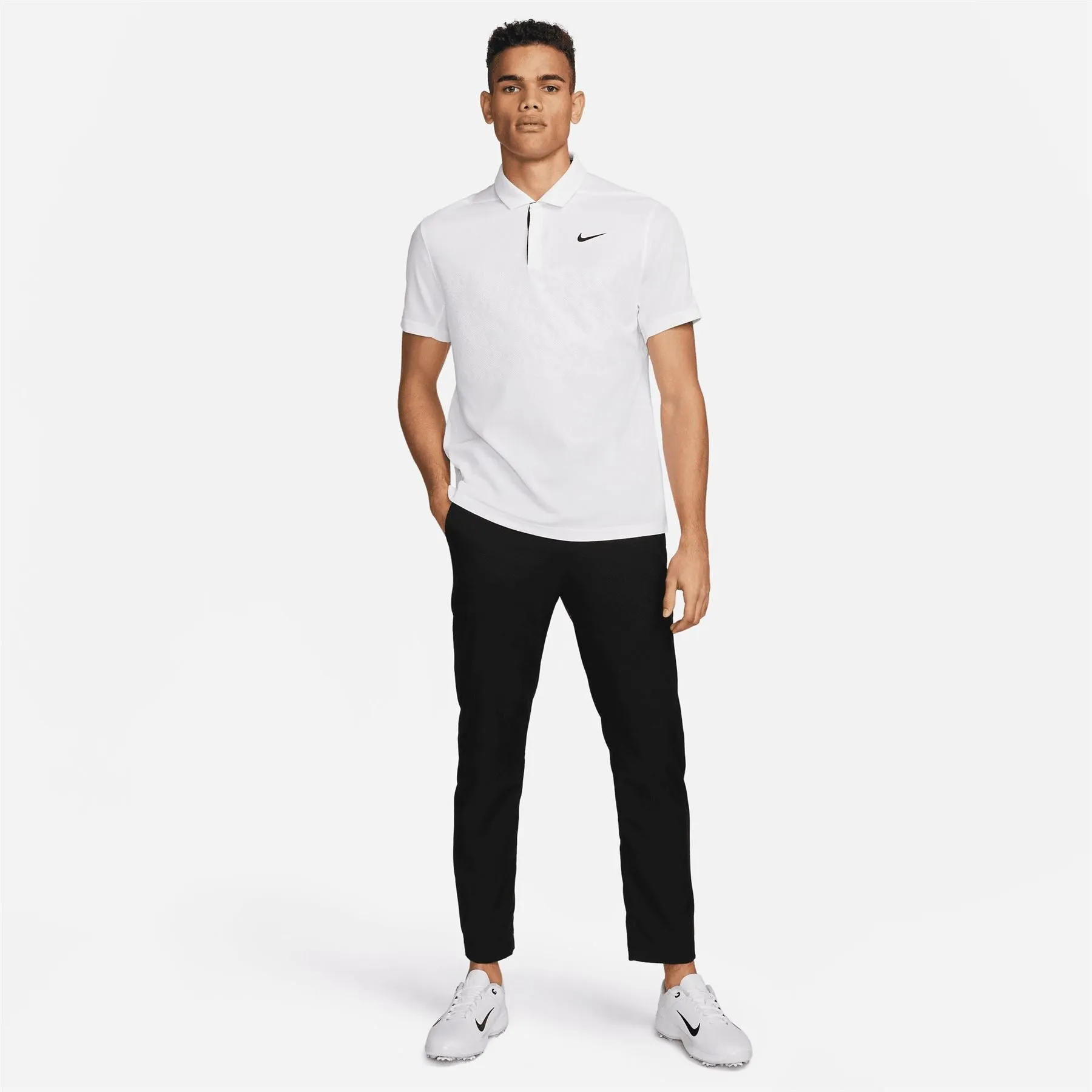 TW Dri-Fit ADV Camo Polo White/White - AW23