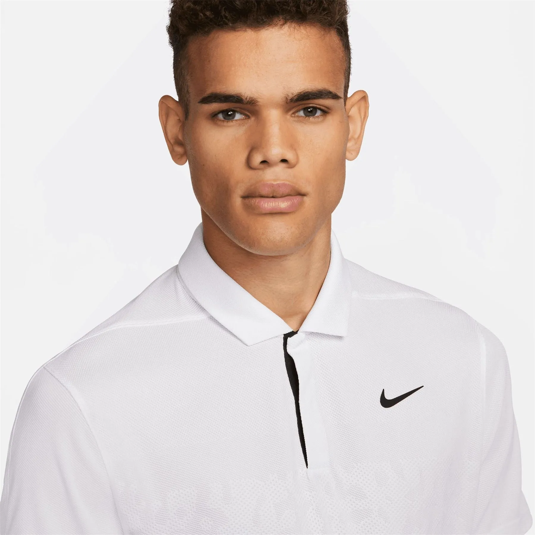 TW Dri-Fit ADV Camo Polo White/White - AW23