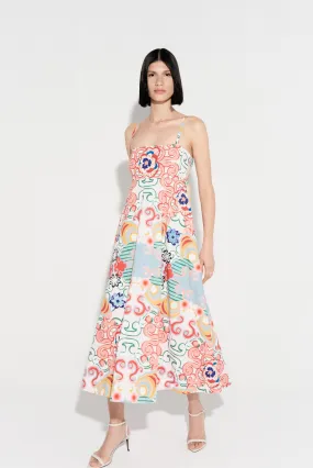 Veracruz Dress in Cometa Print