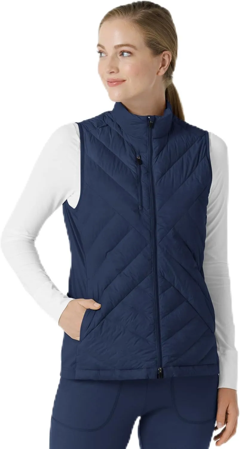 Wink Women's Quilted Scrub Vest