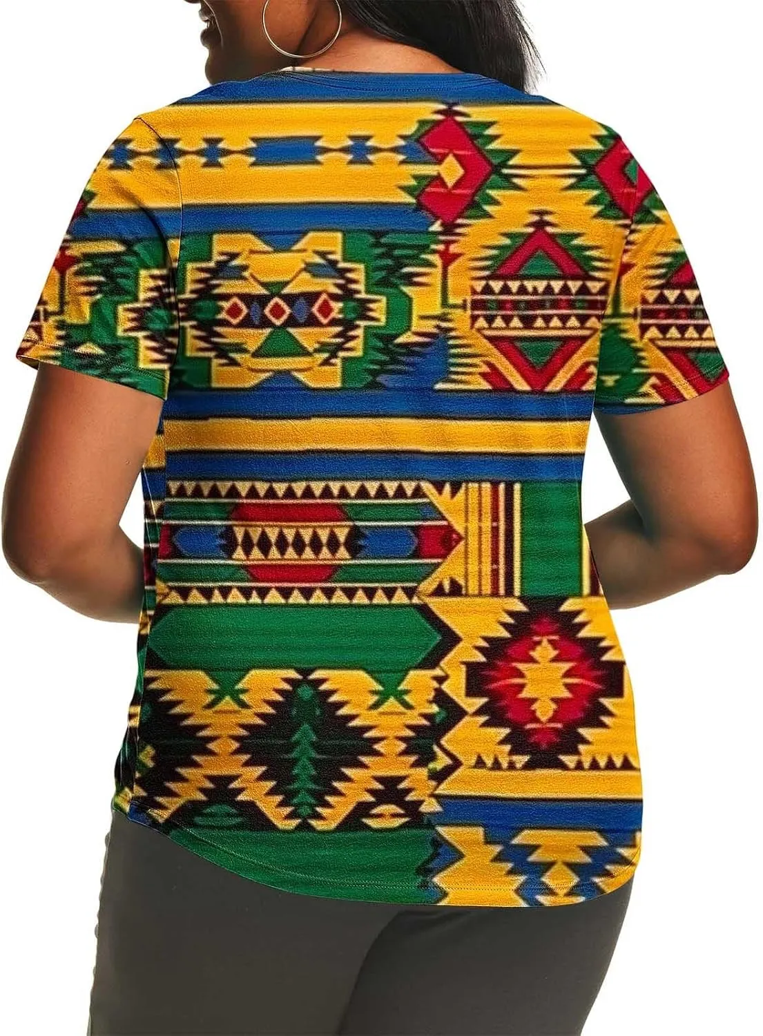 Womens Plus Size Juneteenth Shirt Short Sleeve Summer Tops Black History Month T-Shirts African Freedom Day Tees