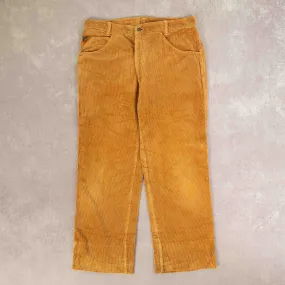 WOMEN'S VINTAGE RELAXED JUMBO CORD TROUSERS - W33 X L27